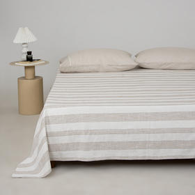 1.5米单人纯棉老粗布床单透气亲肤四季通用