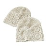 【拍照敲出片❗镂空手工毛线帽】甜美LOOK「范围感足足的」简约不单调，复古手工勾花风格，修饰脸型显脸小，怎么带都好看❗日系手工花朵编织包头帽，复古文艺透气堆堆帽L 商品缩略图5
