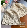 【拍照敲出片❗镂空手工毛线帽】甜美LOOK「范围感足足的」简约不单调，复古手工勾花风格，修饰脸型显脸小，怎么带都好看❗日系手工花朵编织包头帽，复古文艺透气堆堆帽L 商品缩略图3