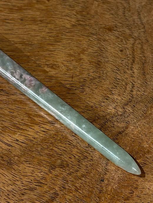 和田青白玉凤鸟钮发簪，顺丰包邮 商品图5