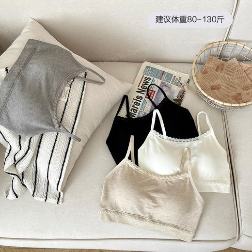 甜美风尚大U领蕾丝裹胸内衣纪念日百货门店同款164493833 商品图4