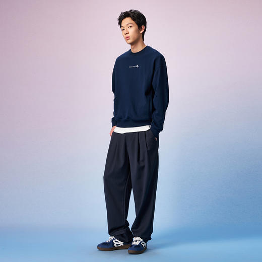 NPC潮牌棉混纺印花圆领长袖卫衣男宽松秋季上新NP57ST46 商品图1