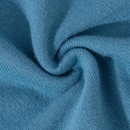 茧墨 亲肤绒简约百搭圆领针织开衫 商品图5