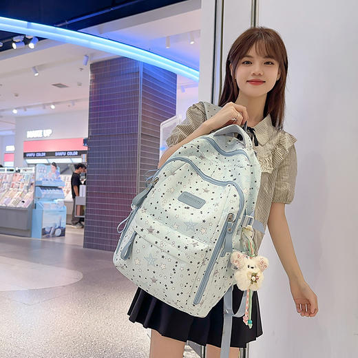 书包初中女生高中生2025新款高颜值大容量中学生双肩包女肩包女孩 商品图7
