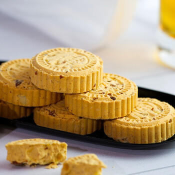 永辉澳门 粒粒杏仁饼238g 休闲零食曲奇饼干糕点早餐澳门特产伴手礼 /休闲食品 /饼干 /酥性饼干 商品图0