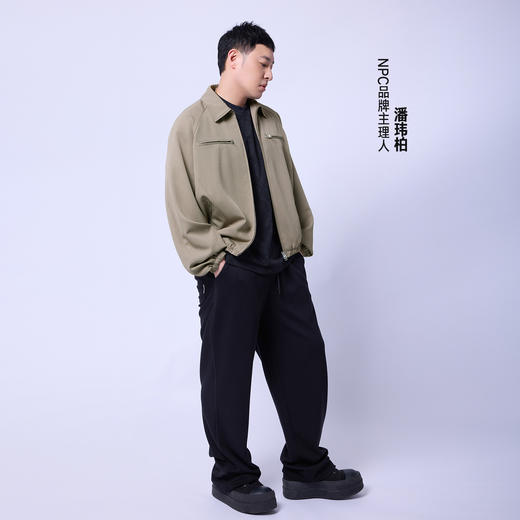NPC潮牌拉链口袋翻领夹克男老钱机能风休闲秋季新款NP57TJ04 商品图1