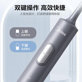 美的（Midea）电动牙刷S1PX星空灰成人/学生便携180天续航5种模式磁悬浮声波马达清洁男女情侣生日节日礼物推荐 /家用电器 /个护健康 /电动牙刷