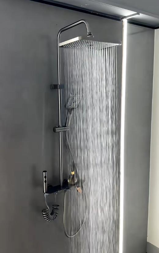 5960全铜圣玛丽四档按键花洒-枪灰 商品图5