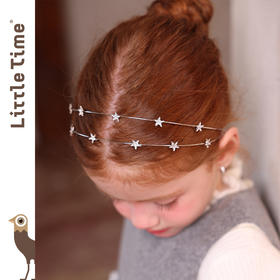 littletime发箍2025新款儿童洋气金银星星碎钻公主发饰女孩头饰