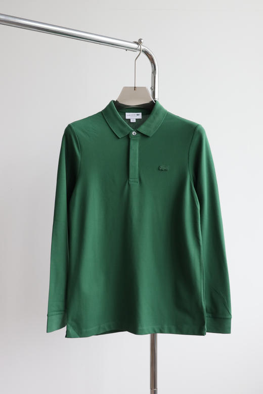 L.A.C 同色标 长袖翻领POLO衫 CX202 商品图6