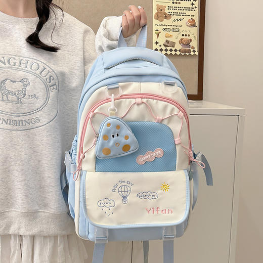 书包女生小学生三到六年级减负护脊超轻便大容量初中生双肩包新款 商品图8