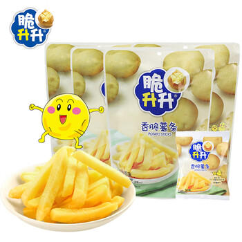 脆升升原味薯条100g 办公室居家休闲解馋零食独立装食品新年小吃 /休闲食品 /膨化食品 /薯条 商品图0