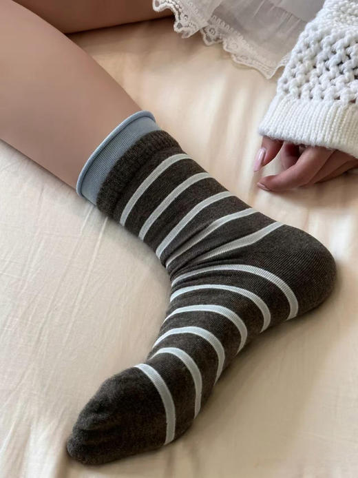 早秋条纹袜 商品图4