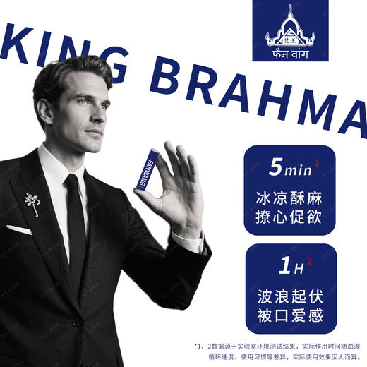 不一样的礼物！【快速渗透，360°舒适包裹！】梵王能量液 男用延时喷剂 辅勃速效喷剂 延时男性成人用品-QB 商品图1