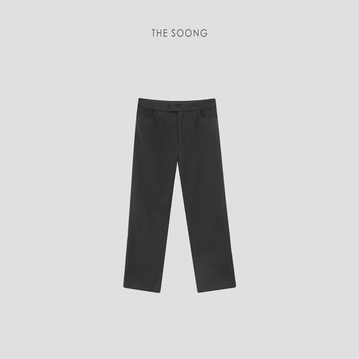 THESOONG|"随性自在"经典舒适弹力线条感直筒休闲裤HBKZ6813 商品图7