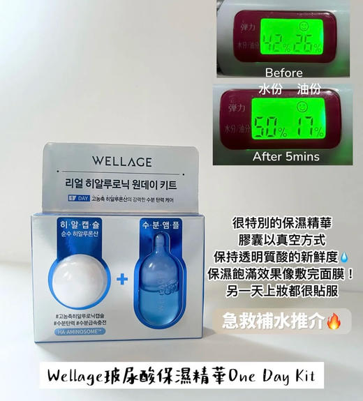 韩国wellage玻尿酸精华球-1个 商品图2