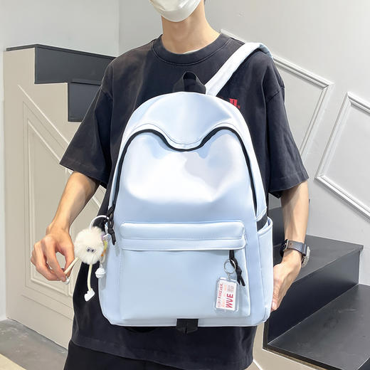 双肩包大容量旅行背包男士简约女休闲日系初中生高中大学生书包男 商品图6