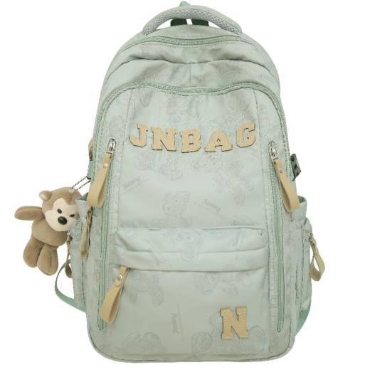 减负书包男生高中生大容量双肩包初中女生印花大学生休闲旅行背泡 商品图4