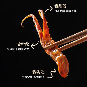 杨生记秘制鸭舌40g/包  肉干肉脯休闲零食小吃卤味即食 /休闲食品 /肉类零食 /鸭肉类 商品图0