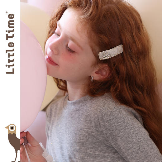 littletime女童发夹2025新款儿童洋气发饰女孩侧边夹刘海夹发卡 商品图2