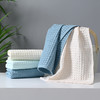 【品牌直发】加倍生活 全棉A类华夫格毛巾浴巾套巾 3D蜂窝结构 甄选新疆长绒棉 商品缩略图4