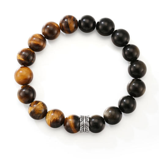 乘风2025×ISME聚财聚运天然虎眼石金曜石手串明星王*博同款星耀时尚轻奢手链送男友 商品图4