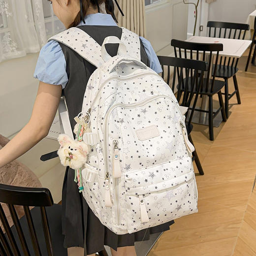 书包初中女生高中生2025新款高颜值大容量中学生双肩包女肩包女孩 商品图2
