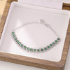 【疏影清浅】S925纯银翡翠圆珠连珠手链【CW-SL11774】 商品缩略图2