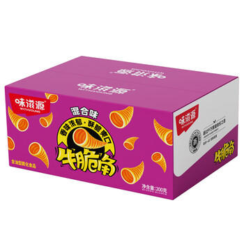 味滋源 牛脆角200g盒装休闲零食小吃妙脆角下午茶休闲零食网红小吃 /休闲食品 /膨化食品 /虎牙脆/妙脆角 商品图5