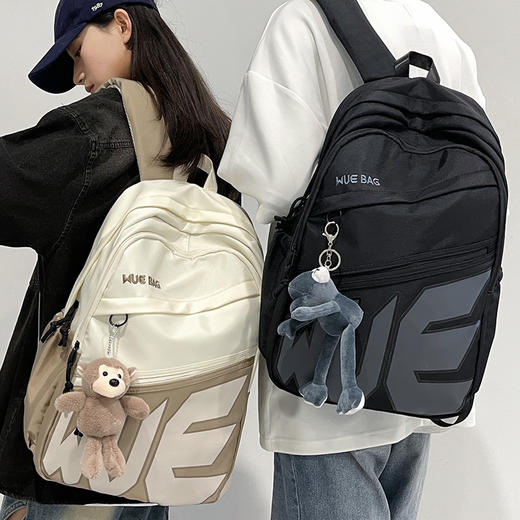 书包男生2025新款初中高中生大容量结实耐用双肩包女高颜值背包男 商品图2