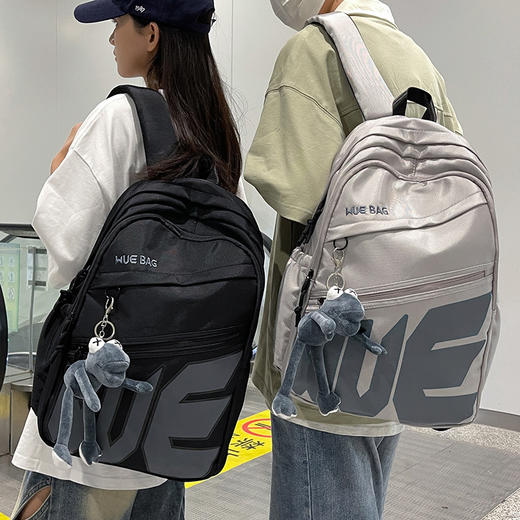 书包男生2025新款初中高中生大容量结实耐用双肩包女高颜值背包男 商品图3