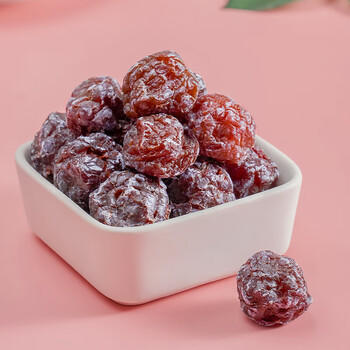 松川良品 乌梅干590g/罐 蜜饯果干休闲零食品铺子话李梅果脯原色特产小吃 /休闲食品 /蜜饯果干 /梅子干 商品图0