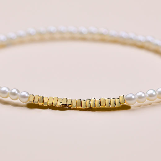 方糖系列  淡水珍珠手链3-3.5mm 商品图10