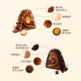 歌帝梵（Godiva）臻粹果仁巧克力精致礼盒 10颗100g  零食 糖果 伴手礼 生日礼物 /休闲食品 /巧克力 /果仁巧克力