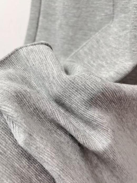 七夕福利-NO退【MYBL】灰色针织细纹后开叉卫裤半裙-喜出 商品图3