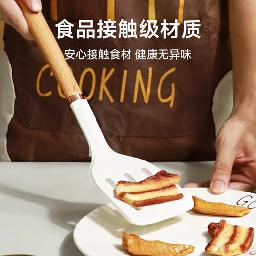 健康榉木硅胶锅铲 商品图1