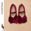 littletime女童皮鞋2025新款儿童百搭丝绒公主鞋女孩蝴蝶结芭蕾鞋 商品缩略图0