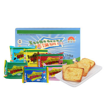 新家园 休闲零食 饼干烤馍片锅巴多口味63g*18包/整箱 /休闲食品 /饼干 /馍片 商品图3