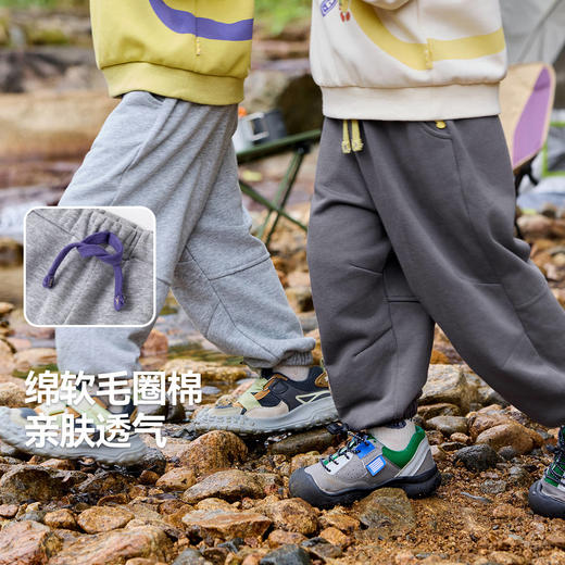 【秋季上新】嘟嘟家宝宝秋季休闲裤男童裤子儿童山系露营风秋装女宝宽松跑跑裤 商品图2