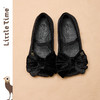 littletime女童皮鞋2025新款儿童百搭丝绒公主鞋女孩蝴蝶结芭蕾鞋 商品缩略图4