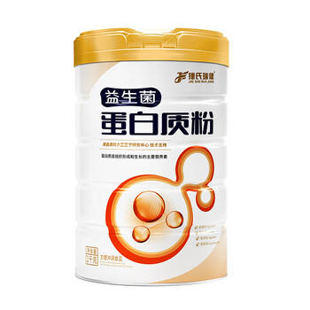 捷氏益生菌蛋白质粉1000g动物乳铁蛋白植物大豆双重蛋白易吸收营养品 /水饮冲调 /冲饮谷物 /其他冲饮 商品图1