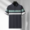 男士POLO衫夏季新款高品质精美绣花条纹短袖上衣    PSL-PSL7397 商品缩略图1