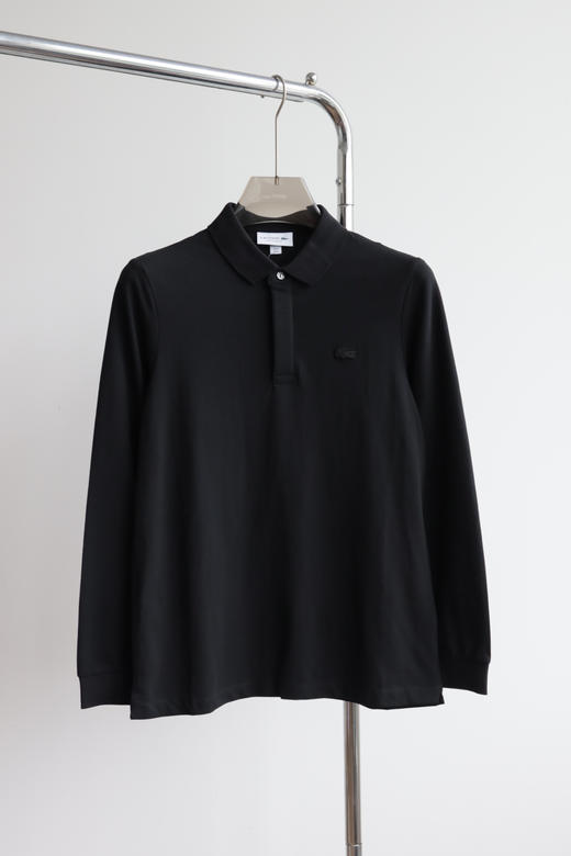 L.A.C 同色标 长袖翻领POLO衫 CX202 商品图4