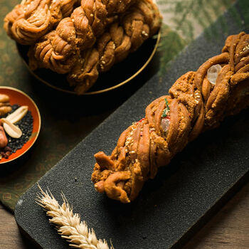 桂發祥十八街麻花礼盒津门老味820g（内含14支）天津特产礼物团购福利 /休闲食品 /中式糕点 /麻花 商品图1