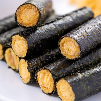 味滋源 肉松海苔卷100g*3罐夹心海苔 紫菜卷儿童即食休闲零食 /休闲食品 /海味零食 /海苔