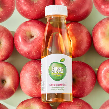 绿杰苹果醋饮料280ml*15瓶整箱 发酵型苹果醋0蔗糖0添加脂肪饮料 /水饮冲调 /饮料 /果蔬汁/饮料 商品图3