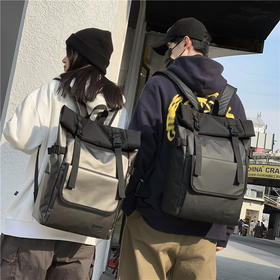 【开学季🔥日系双肩包】超高颜值与实用性兼具的背包，精选优质面料，耐磨抗撕裂，同时还具备防水功能，大学生街头嘻哈大容量高中书包女时尚潮牌ins风背包QQ