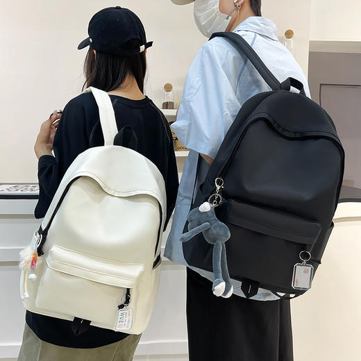 双肩包大容量旅行背包男士简约女休闲日系初中生高中大学生书包男 商品图5