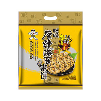 旺旺 雪饼 厚烧海苔 原味 385g 零食膨化休闲食品饼干糕点 /休闲食品 /膨化食品 /雪饼/仙贝 商品图2