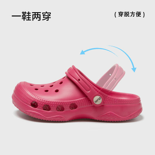 【鞋花款】朴西嘉遇厚底洞洞鞋女士外穿2025夏季沙滩eva增高 商品图3